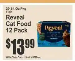 Key Food Reveal Cat Food 12 Pack offer