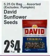 Key Food David Sunflower Seeds offer