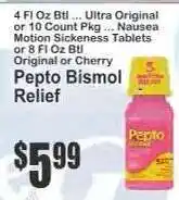 Key Food Pepto Bismol Relief offer