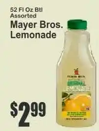 Key Food Mayer Bros. Lemonade offer