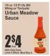 Key Food Urban Meadow Sauce offer