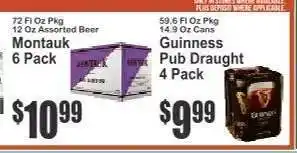 Key Food Guinness Pub Draught 4 Pack offer