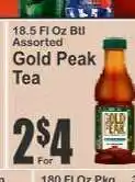 Key Food Gold Peak Tea offer