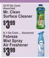 Key Food Febreze Mist Spray Air Freshener offer