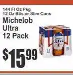 Key Food Michelob Ultra 12 Pack offer