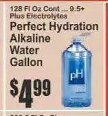 Key Food Perfect Hydration Alkaline Water Gallon offer