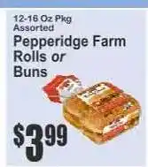 Key Food Pepperidge Farm rolls or buns offer