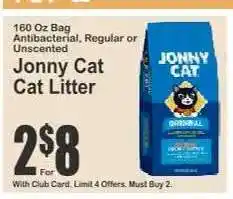 Key Food Jonny Cat Cat Litter offer