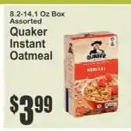 Key Food Quaker Instant Oatmeal offer