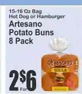 Key Food Artesano Potato Buns offer