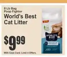 Key Food World's Best Cat Litter offer