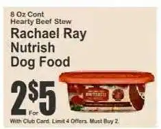 Key Food Rachael Ray Nutrish Dog Food offer