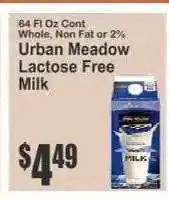Key Food Urban Meadow Lactose Free Milk offer