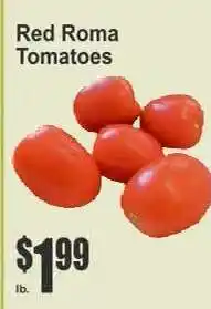 Key Food Red Roma Tomatoes offer