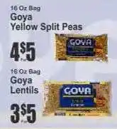 Key Food Goya Yellow Split Peas offer