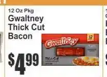Key Food Gwaltney Thick Cut Bacon offer