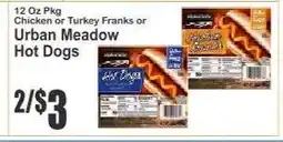 Key Food Urban Meadow Hot Dogs offer