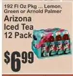 Key Food Arizona Iced Tea 12-Pack offer