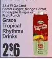Key Food Grace Tropical Rhythms Drinks offer