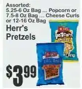Key Food Herr's Pretzels offer