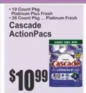 Key Food Cascade Actionpacs offer