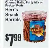Key Food Herr's Snack Barrels offer