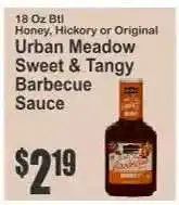 Key Food Urban Meadow Sweet & Tangy Barbecue Sauce offer