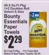 Key Food Bounty Essentials Paper Towels offer