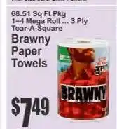 Key Food Brawny Paper Towels offer