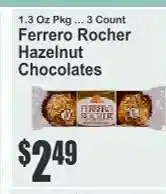 Key Food Ferrero Rocher Hazelnut Chocolates offer