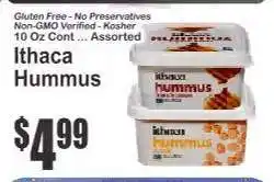 Key Food Ithaca Hummus offer