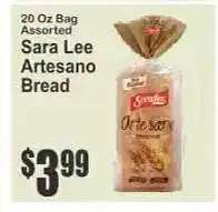 Key Food Sara Lee Artesano Bread offer