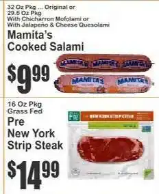 Key Food Mamita's Cooked Salami offer