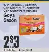 Key Food Goya Sazón offer