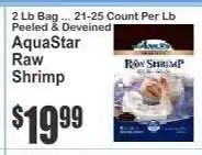 Key Food AquaStar Raw Shrimp offer