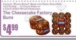 Key Food The Cheesecake Factory Buns offer