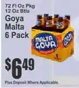 Key Food Goya Malta 6 Pack offer