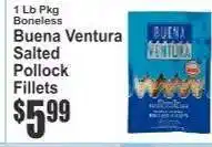 Key Food Buena Ventura Salted Pollock Fillets offer