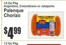 Key Food Palenque Chorizo offer