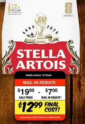Western Beef Stella Artois offer