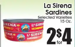 Supremo Foods Inc La Sirena Sardines offer