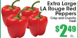 Supremo Foods Inc Extra Large LA Rouge Red Peppers offer