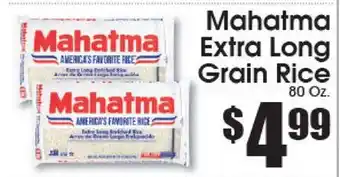 Supremo Foods Inc Mahatma Extra Long Grain Rice offer