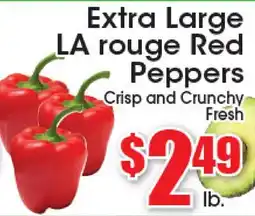 Supremo Foods Inc Extra Large LA rouge Red Peppers offer