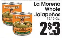Supremo Foods Inc La Morena Whole Jalapeños offer