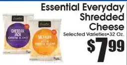 Supremo Foods Inc Essential Everyday Shredded Cheese offer