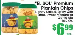 Supremo Foods Inc EL SOL Premium Plantain Chips offer