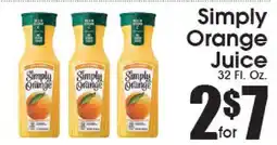 Supremo Foods Inc Simply Orange Juice offer