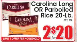 Supremo Foods Inc Carolina Long OR Parboiled Rice offer