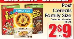 Supremo Foods Inc Post Cereals offer